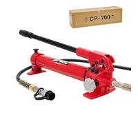 XSDAJSD Powerful Manual Hydraulic Pump 10000psi, Portable Hydraulic Hand Operated Pump CP-700 Hydraulic Piston Hand Pumps Low Profile Jack Single Acting Manual Ram Pump