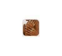 XSDSLS 16 Pcs Gold Chunky Rings for Women Thick Open Rings Adjustable Stackable Knuckle Ring Thumb Finger Ring Joint Jewelry Gifts for Girls (16pcs-Gold)