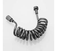 XSDSM ABS Spring Telescopic Shower Hose Kink Resistance Large Bore Shower Hose,Gun Grey