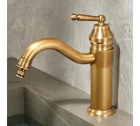 XSDSM Antique Outdoor Garden Tap 360° Rotation 1/2 Quick Connect Design Single Cold Water Faucet Brass can Be Connected to A Washing Machine,22cm