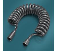 XSDSM Bidet Hose Pipe Spiral Shower Tubes Toilet Hose Pipe Kink-Resistance,Gun Grey