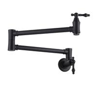 XSDSM Pot Filler Faucets Black Wall Mounted Frostproof Faucet Dragon Spout Antique Brass Cold Water Only