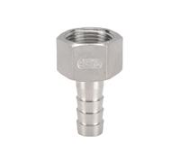 XSDSM Stainless Steel Hose Connectors Straight Pipe Connector Female Thread Adapters Hose Connectors for Pipe Connections,G 3/4" Internal Thread - 15 MM