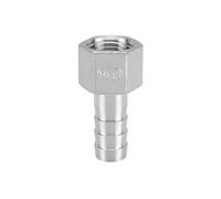 XSDSM Threaded Connection Fittings Stainless Steel Hose Connectors Straight Pipe Adapters Hose Connectors for Pipe Connections,G 1/2" Internal Thread - 15 MM