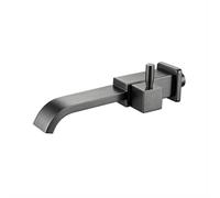 XSDSM Wall Mounted Mop Sink Faucet G1/2 Gun Ash | Wall Mounted Bathroom Taps Cold Water Brass Rust-Proof and Durable Ceramic Valve Core Single Hole Water-Saving Design