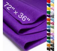 XSEINO Purple Large Felt Fabric 72" X 36 "(2 Square Yards), 1.4 mm Thick Soft Felt Fabric Sheet for Crafts, Purple Series Colors Soft Nonwoven Fabric, Fit for Decoration, Sewing, DIY Crafts