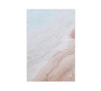 XSFDHAGT Ocean Shoreline Montenegro Beach Canvas Poster Bedroom Decor Landscape Office Room Decor Gift 8" L X 12" W