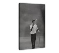 XSFDHAGT Tiger Woods Inspired Golf Canvas Poster Bedroom Decor Landscape Office Room Decor Gift 16x24inch(40x60cm)