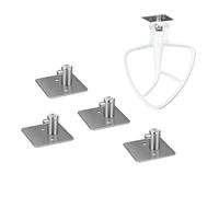 XSGXS Stand Mixer Attachment Holders Compatible with Kitchenaid Mixer Attachments Accessories,Stainless Steel Hook(4 Pack)