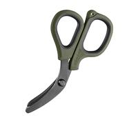 Xshear XShear Mini 6" Trauma and Nursing Scissors, Compact and Very Sharp Scissors, Ideal for Emergency Medical Technicians, Medical, ICU, Wound Care and Bandages (Olive Green)