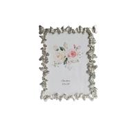 Xshelley 5x7 inch Modern Simple Butterfly Metal Photo Frame,for Vertical and Horizontal Display on Tabletops,Home Decor (silvery)