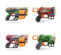 XSHOT 36554 X-Shot Skins Dread Menace (2 Pack) Foam Blasters (48 Darts), Mix Combo Pack