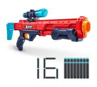XSHOT by ZURU Excel Hawk Eye Blaster with 16 Foam Darts Toy Gun Set Bundle Packs