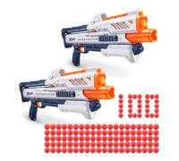 XSHOT Chaos Orbit Dart Ball Blaster 2 Pack, (2 Blaster Included, 100x Dart Balls), White Toy Blaster
