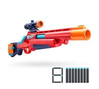 XSHOT Excel Ejector Shell Blaster by ZURU - Shell-Ejecting Dart Blaster with Tactical Scope, 8 Air Pocket Technology Darts & 90ft Range, Outdoor Toy for Kids Ages 8+, Teens & Adults