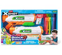 XSHOT Fast Fill Water Guns & Tropical Bunch O Balloons Pack