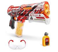 XSHOT Hyper Clutch Blaster, Semi and Fully Automatic Manual Prime Blaster & 5,000 Pellets, 100 Capacity Hopper & 400 Capacity Mag, Eyewear, Ages 14 & Up by ZURU