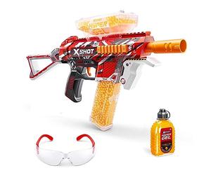 XSHOT Hyper Trace Fire Blaster by ZURU, Semi & Fully Automatic Foam Pellet Blaster with 10,000 Hyper Pellets, 600 Hopper & 850 Mag, High-Speed Outdoor Battle Toy for Ages 14+
