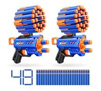XSHOT Insanity Micro Blaster by ZURU with 48 Air Pocket Technology Foam Darts and Storage, Outdoor Toy Guns with 30m/98ft firing power for Boys, Kids and Adults aged 8+