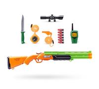 XSHOT Role Play Big Hunter by ZURU - Outdoor Explorer Role Play Kit with Non-Firing Blaster, 6 Ejecting Rounds, Knife, Walkie Talkie, Compass & Whistle, Adventure Toy for Kids Ages 5+, Teens & Adults