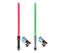 XSHOT Role Play Light Sword 2 Pack by ZURU - LED Light-Up Foam Sword with Safe Soft Blade & Plastic Grip, Role Play Toy for Kids Ages 6+, Teens & Adults, Perfect for Costumes, Cosplay