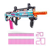 XSHOT SKINS Pro Series Longshot 2.0 Foam Dart Blaster by ZURU with 40 Air Pocket Technology Darts, Manual Action Plastic Blaster for Outdoor Play, Kids, Teens and Adults Ages 14+