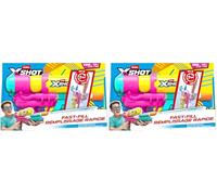 XSHOT Water Fast-Fill 80s Super Splash Water Blaster (Purple) by ZURU - Vintage-Style with Fast-Fill Tech, 33ft Range & 500ml Tank, Outdoor Summer Water Toy for Kids Ages 6+, Backyard & Pool Fun