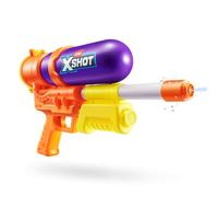 XSHOT Water Fast Fill Retro Water Blaster (Purple) by ZURU - Vintage-Style with Fast-Fill Tech, 33ft Range & 500ml Tank, Outdoor Summer Water Toy for Kids Ages 6+, Backyard & Pool Fun