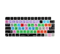 XSKN 2021 iMac Magic Shortcut and Language seriers Silicone Keyboard Cover Skin for iMac 24" M1 Chip Magic with Touch ID A2449 with Lock Key A2450 Without Numeric keypad (US&EU Version Logic Pro)