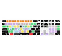 XSKN Ableton Live Shortcuts EU&US Universal Version Silicone Keyboard Cover Skin for 2021-2023 iMac 24 inch M1 M3 Magic Keyboard with Touch ID and Numeric Keypad 2022 Mac Studio (A2520)