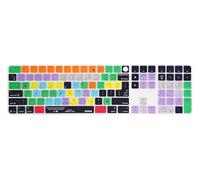 XSKN Ableton Live Shortcuts Keyboard Cover Skin Fits for Apple 2024 iMac M4 Chip Magic Keyboard with Touch ID and Numeric Keypad A3119