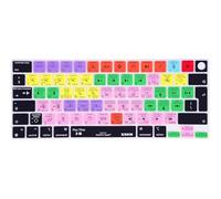XSKN Avid Pro Tools Shortcut EU Version Keyboard Cover Skin for 2026-2021 MacBook Pro 14 16 inch MacBook Air 13 15 inch with M5/M4/M3/M2/M1 and MacBook Neo
