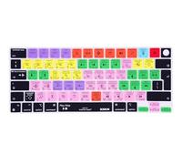XSKN Avid Pro Tools Shortcuts EU Keyboard Silicone Skin Cover for 2021 and Later M2 M3 M4 Chip MacBook Air 13.6 15.3 inch MacBook Pro 14.2 16.2 inch with Touch ID