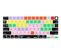 XSKN Avid Pro Tools Shortcuts US Version Keyboard Silicone Skin Cover Fits for Apple Since 2021 Released MacBook Air MacBook Pro 13.6 15.3 14.2 16.2 Inch with M1 M2 M3 M4 Chip and Touch ID