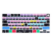 XSKN Davinci Resolve Shortcut US Layout Silicone Keyboard Cover for 2022-2026 MacBook Pro 14.2 16.2 inch MacBook Air 13.6 15.3 inch M1-M5 chip with Touch ID
