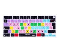 XSKN Final Cut Pro Shortcut EU Version Keyboard Cover Skin for 2026-2021 MacBook Pro 14 16 inch MacBook Air 13 15 inch with M5/M4/M3/M2/M1 and MacBook Neo