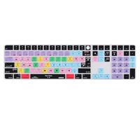 XSKN Final Cut Pro Shortcut Keyboard Cover for Mac Studio Magic Keyboard with Touch ID and Numeric Keypad A2520