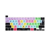 XSKN Final Cut Pro X 10 English Silicone Shortcuts Keyboard Cover Skin for Touch Bar Models 2019 MacBook Pro 16 inch A2141 2020 MacBook Pro 13.3 inch A2251 A2289 A2338 M1 Keyboard US&EU Version