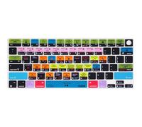 XSKN FL Studio Shortcuts US Layout Silicone Keyboard Cover Skin for Apple Since 2021 Released MacBook Air MacBook Pro 13.6 15.3 14.2 16.2 Inch with M1 M2 M3 M4 Chip and Touch ID