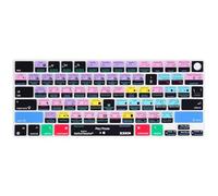XSKN Keyboard Silicone Cover Skin for MacBook Pro/Air with Touch ID 14.2 16.2 13.6 15.3 Inch M1 M2 M3 M4 Pro Max Chip (US Layout, Davinci Resolve)
