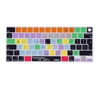 XSKN Languages and Shortcuts Silicone Keyboard Skin Cover for 2021+ M2 Chip MacBook Air 13.6" 15.3" with Touch ID for MacBook Pro 14.2" 16.2" with Touch ID (Ableton Live, EU Layout)