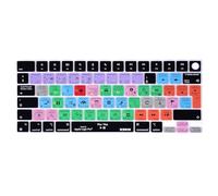 XSKN Logic Pro Shortcut EU Keyboard Silicone Cover for 2021 and Later M1 M2 M3 M4 M5 Chip MacBook Air 13.6 15.3 inch MacBook Pro 14.2 16.2 inch with Touch ID