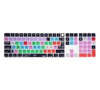 XSKN Logic Pro Shortcut Keyboard Cover for iMac M4 Magic Keyboard with Touch ID and Numeric Keypad A3119