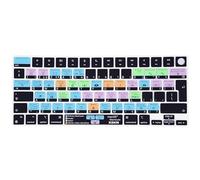 XSKN macOS Shortcut EU Keyboard Silicone Cover for 2021 and Later M1 M2 M3 M4 M5 Chip MacBook Air 13.6 15.3 inch MacBook Pro 14.2 16.2 inch with Touch ID