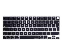 XSKN Portuguese Black EU Version Keyboard Cover Skin for 2026-2021 MacBook Pro 14 16 inch MacBook Air 13 15 inch with M5/M4/M3/M2/M1 and MacBook Neo