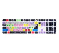 XSKN Premiere Pro Shortcuts Keyboard Cover Skin Fits for Apple 2024 iMac M4 Chip Magic Keyboard with Touch ID and Numeric Keypad A3119