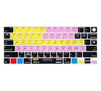 XSKN Serato DJ Shortcut US Layout Keyboard Cover Skin for 2022 2023 2024 2025 MacBook Air 13.6 15.3 inch M2 M3 M4 with Touch ID A2681 A3113 A3240 A2941 A3114 A3241