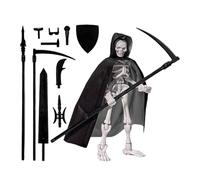 XSkull Action Figure - Collectible Skeleton Statue, Modern Horror Figurine | Demons Ghoul REPLICAs Bust, Zombie Warrior Character Model, Villain Toy Ornament, Display Prop Decoration, Fantasy Sculptur