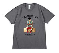 XSLGOGO Anime Hajime no Ippo Cosplay T-Shirts Ippo Makunouchi Top Ippo Tee Makunouchi Ippo Cosplay Costume Fighting Spirit Summer T-Shirts