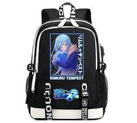 XSLGOGO Anime That Time I Got Reincarnated as a Slime Backpack Student Unisex Leisure Computer Bag Outdoor Travel Bag Beach Bag High Capacity USB Backpack